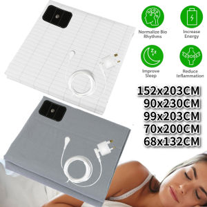 Grounding Mat Grounding Bed Sheet with 10% Silver Fiber & 90% Organic Cotton Natural Wellness and Healthy Earth Energy Mat