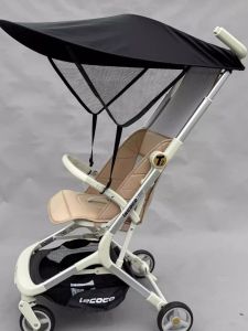 UV Protection Mosquito Repellent Foldable Baby Stroller Sunshade Canopy Portable Car Infant Pushchair Sun Protection Umbrella