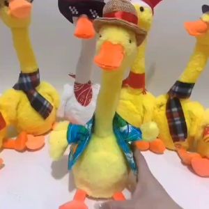 Hàng có sẵn VỊT nhảy múa ca hát  Bản việt   nhôi  bông  mũ  áo đầy đủ phụ kiện kèm theo rẻ đẹp nhất thị trường