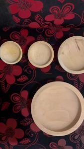 Cobek & Ulekan Kayu Mahoni: Set Alat Masak Tradisional