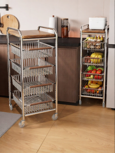 YIXUAN | Multi-purpose Mobile Kitchen Storage Rack Multilevel