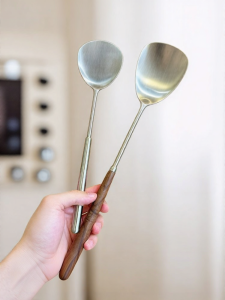 HANXIAO | Single Serve 304 Stainless Steel Cooking Spatula For Non-stick Pans