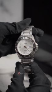 Jam Tangan Pria Casio Sporty MDV-107D-7A Silver Dial Silver Stainless Steel Band