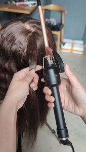 จัดส่งจากจีน [2025] บีสตรอน C-16 ที่ม้วนผมขนาดเล็กปรับอุณหภูมิได้ ที่ม้วนผมไฟฟ้า 9mm ผู้ชาย / หัวม้วนผมขนาดเล็กสำหรับผมสั้น 3.8