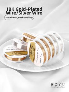 BOYU | Color-Preserving 14K Gold-Plated DIY Hairpin Jewelry Making Materials
