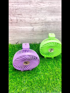 Handy Mini Fan Rechargeable Portable Kipas Lipat Mini + Free Baterai dan Kabel Data
