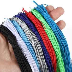 1/3ชิ้น0.8มม. ถักด้ายยางยืดร้อยลูกปัดสายหัตถกรรมผ้าสายหัตถกรรมสำหรับทำมือสร้อยข้อมือ DIY ทำเครื่องประดับ