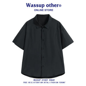 High-grade Drapey Style Short Sleeve Shirt