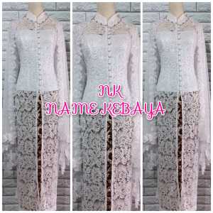 set kebaya brukat akad nikah kebaya manten putuh