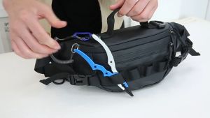 Tas Selempamg Pria Multifungsi Waterproof Hitam Tas Pinggang Waistbag Pria Tas Pancing Fashion Premium