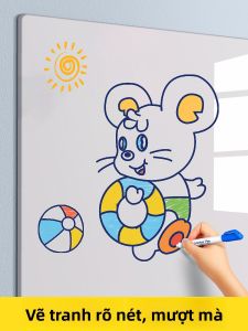 TONGMUXING | Reusable For Writing and Drawing Childrens Home Teaching Magnetic Whiteboard Wall Sticker