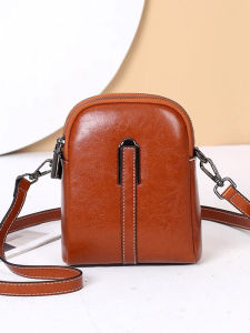 SUPIAN | Ladies Leather Crossbody Bag Small Fashionable Luxury Cowhide Phone Pouch Shoulder Bag Casual Style For Young Women