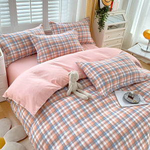 Duvet Cover One-Piece 100 Pure Cotton All Cotton 150 X200x230 Single 1.5 M Bed Sheet Duvet Cover Two-piece Set 180 X220