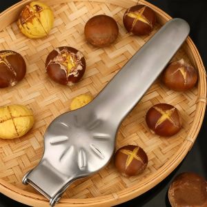 Stainless Steel Bottle Opener and Cutter for Home Use Chestnut Tool Kitchen Gadget High Quality 2 in 1