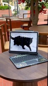 GOOJODOQ Transparent rotating Keyboard with case for ipad Air 5 10.9 Pro 11 case Pro 12.9 For Gen9 8 7 10.2 Air 3 2021 2022