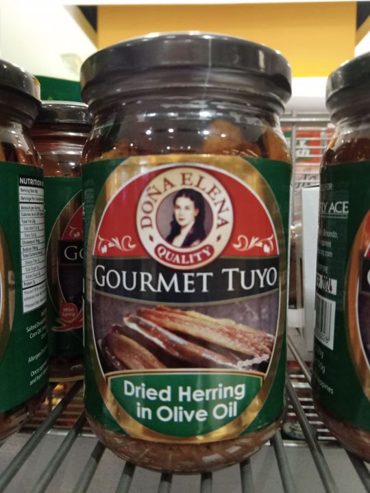 Dona Elena Gourmet Tuyo (228g.) Dried Herring in Olive Oil Lazada PH