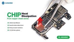 RELIFE RL-093A / RL-093B / RL-093C (50PCS) -CHIP HEAT SINK COPPER SHEET RADIATOR PAD TEMBAGA