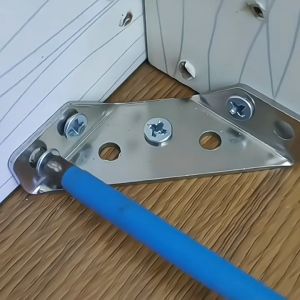 Bracket Konektor Sudut Furniture: Sudut Stand Sudu 4pcs