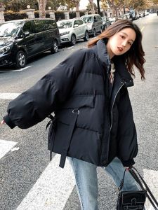 Black Down Jacket: Women's Winter Off-Season Big Sale Small Coat Lightweight Stylish Cotton-Padded Jacket Fashion Popular This Year