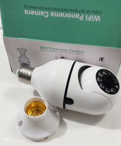 Bulb CCTV Camera V380 Infrared Night Vision Wifi connection 2.4G & 5G Two way audio Indoor & Outdoor