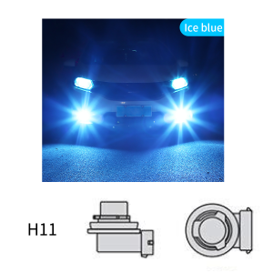 KEVANLY | 2PCS H11 H8 9006 HB4 H7 9005 HB3 High Quality 2016chip 72SMD Car Led Auto Front Fog Lamp Super Bright 12v Dual and Single Color