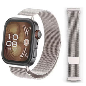 สายนาฬิกาแบบแม่เหล็ก Milanese Loop สำหรับ Huawei Watch Fit4-Fit4 pro-FIT 3 สายสแตนเลสสำหรับ Huawei Fit2/Fit1 อุปกรณ์เสริม