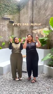 Siselyo x Puwputt Gael Jumpsuit Overall – Baju Kodok Big Size Wanita – Overall Busui Jumbo – Terusan Kancing
