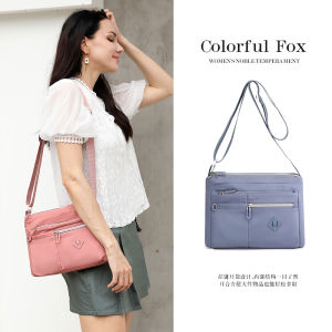 【Colorful Fox】fashion shoulder sling bag for women crossbody bag waterproof nylon fabric