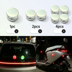 Seemetal xe máy Đèn Led cảnh báo RGB đèn sáng nhấp nháy rung cảm biến không thấm nước không dây
