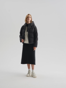 [YangMi] FILA CORE LIFESTYLE WHITE Womens Down Jacket (Light Green)