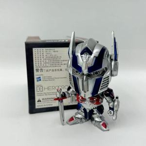 Hasbro | HEROCROSS Transformers Doll Movie Little Smart Optimus Prime 4-inch Handheld Model Toy Ornament