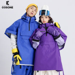 Cosone New Skiing Cloak Outdoor Waterproof Windproof Stylish Fashionable Youth Polyester Fiber Winter Sports Travel Gear