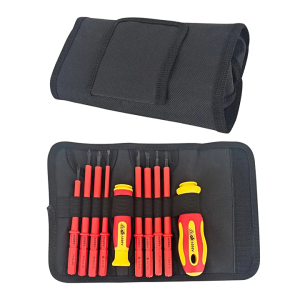 Insulated Electrician Screwdriver High Hardness Set Household Magnetic Cross Word Shaped Plum Blossom Hexagonal Screwdriver..