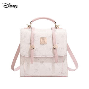 Disney official authentic strawberry bear series simple fashion womens shoulder bag French retro bag multi-functional messenger bag gift box handbag backpack