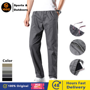 VUUG Large size New Wide-Leg Pants Multi-Pocket Cargo Pants plus Size Straight Casual Pants Mens Outdoor Loose Sports Archon Outdoor Pants