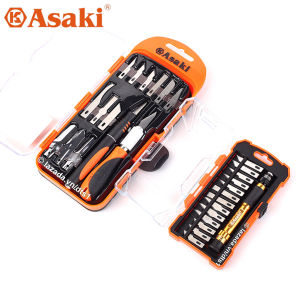 Bộ dao điêu khắc chạm trổ cắt ghép 14 chi tiết Asaki AK-3960 AK-3961