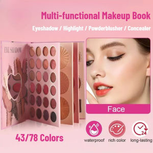 Multi-functional Makeup Book All-in-one Makeup Plate Eyeshadow/Highlight/Blush/Contour