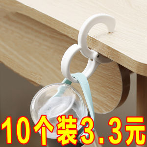 Adjustable S-Shaped Anti-Drop Hooks Bathroom Closet Kitchen Multi-Functional Home Use Windproof Hooks Plastic Material