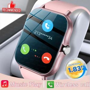 2026 New Smart Watch 1.83 Screen Full Bluetooth Talk Blood Oxygen/Blood Pressure Monitor Smartwatch for Women Men Holiday Gift