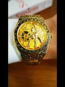 Forsining | Forsining Fashion Mechanical Watch for Men Luminous Hands Luxury Skeleton Automatic Mens Watches Top Brand Luxury Stainless Band