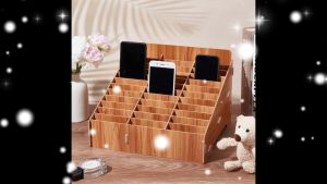 กล่องเก็บโทรศัพท์มือถือ แบบหลายช่อง สำหรับ ระเบียบโทรศัพท์มือถือกล่องเก็บของ 12/24/36/48 ช่อง