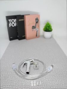 Set Jet Shower Spray Selang Stainless Steel Bidet Toilet Mandi Semprotan Chrome