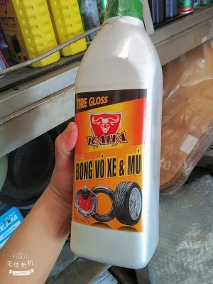 Dung dịch quét vỏ lốp xe máy ô tô làm bóng như mới KAHA 1L