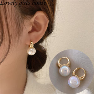 【♡Lovely girls house♡】Mermaid Pearl Drop Earrings for Women Korean Ins Simple Earrings 2022 New Women Fashion Earrings