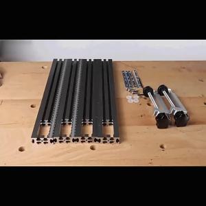 Trimming Machine Milling Groove Engraving Guide Rail Multi-functional Adjustable Backing Auxiliary Guide Bracket WoodworkingTool