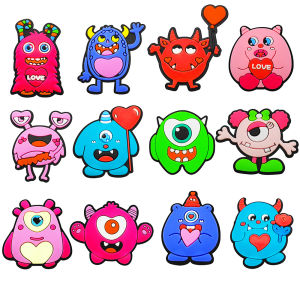 Hot Toys | Hot sales Cartoon Hot Toys Monster Series PVC shoe Accessories Sandals Beach Bags Creativity DIY Shoe Decorations Buckle