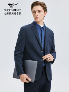 SEPTWOLVES | Wool Autumn New Wedding Formal Jacket