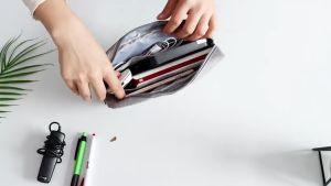 Pouch Chager Laptop Tempat Tas Dompet Chager Case Pouch Adaptor Laptop