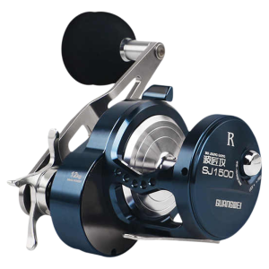 GW | Slow Jigging Fishing Reel with Metal Drum 12kg Brake Blue