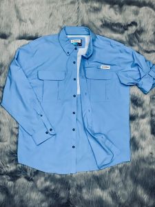 Áo sơ mi dài tay nam bigsize câu cá outdoor MAGELLANchất liệu 100% polyester chống tia UV 30+Relaxed fit